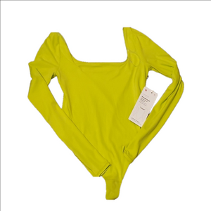 #386 NWT Lululemon Wundermost Ultra Soft Nulu Square Neck Bodysuit t256.
